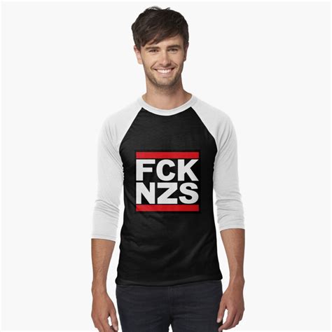 Fck Nzs Fuck Nazis Anti Racism Logo Design Sticker For Sale By Vintagegraphic Redbubble