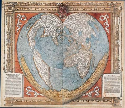 Oronteus Finaeus Map 1531 From Where He Knew About Antarctica