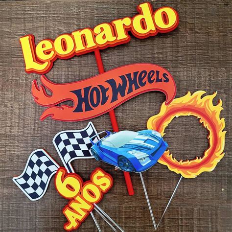 Arquivo De Corte Topo De Bolo Hot Wheels Elo