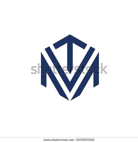 Tvm Letter Logo Vector Image Stock Vector Royalty Free 2033059202