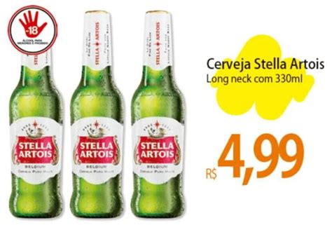 Cerveja Stella Artois Long Neck Com 330ml Oferta Na Atacadão