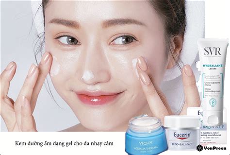 Kem Dưỡng ẩm Dạng Gel Cho Da Nhạy Cảm