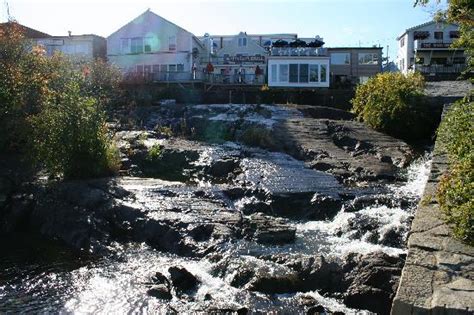 Town Waterfall - Picture of Camden Harbor Park and Amphitheatre, Camden ...