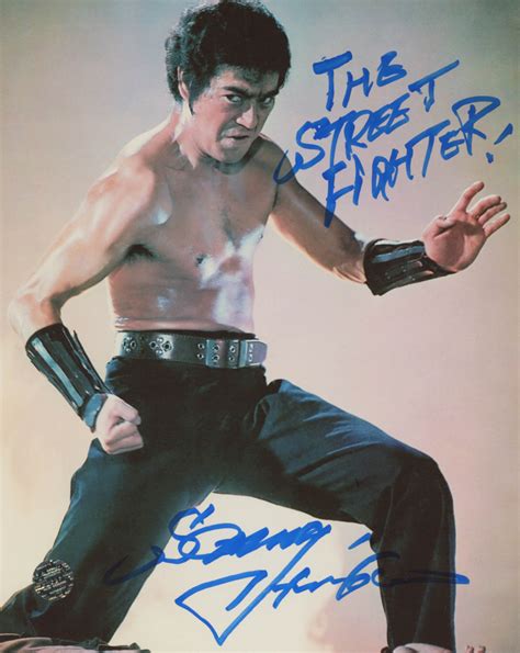 Sonny Chiba Signed "The Street Fighter" 8x10 Photo Inscribed "The ...