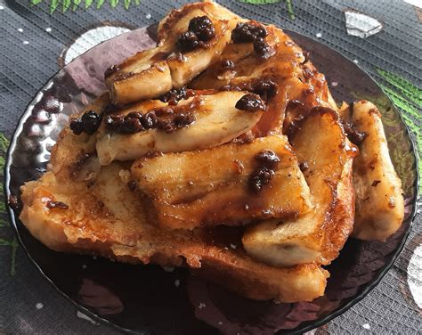 Френч тост с бананом и карамелью рецепт с фото пошаговый от 🥥Julia ...