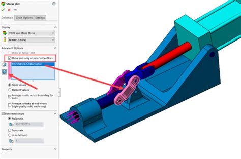 Solidworks Simulation Results On Specific Assembly Components