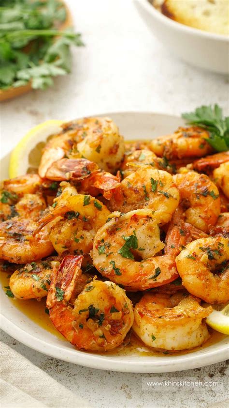 healthy creamy garlic prawns  rice infoupdateorg