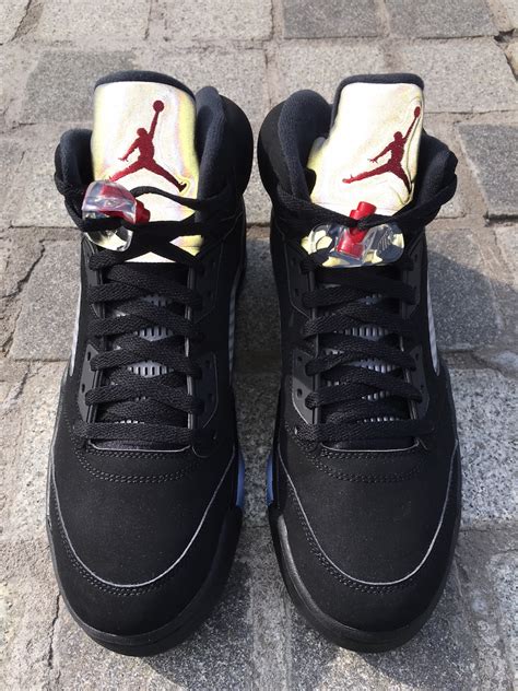 Nike Air Jordan 5 OG Black Metallic Silver 2016 - Sneaker Bar Detroit
