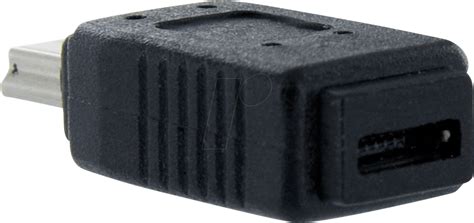 ST UUSBMUSBFM: USB 2.0 Adapter Mini B Stecker > Micro B Buchse bei ...