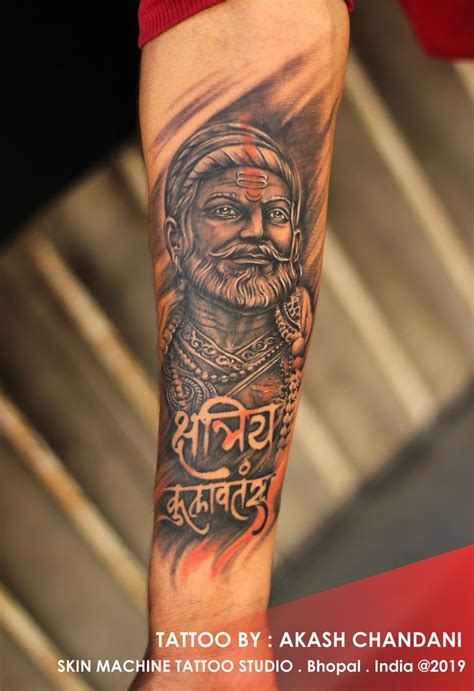 Chhatrapati Shivaji Maharaj Tattoo By Akash Chandani Hours Of Work