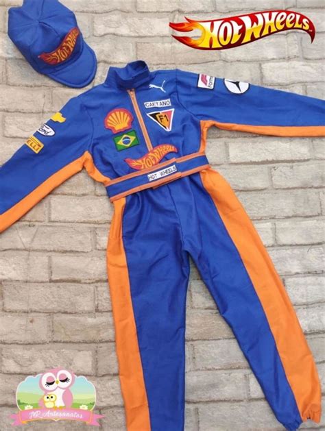 Macacão Piloto Hot Wheels Lj Vestido Rosa Elo