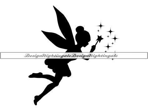 Fairy Silhouette SVG, Fairy SVG, Fairy Clipart, Fairy Files for Cricut ...