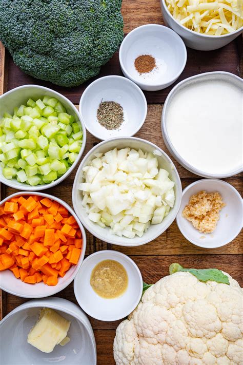 Cauliflower Broccoli Cheese Soup Closet Cooking