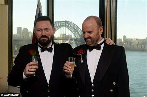 Australia S First Gay Wedding Takes Place In Sydney At British Consulate Daily Mail Online