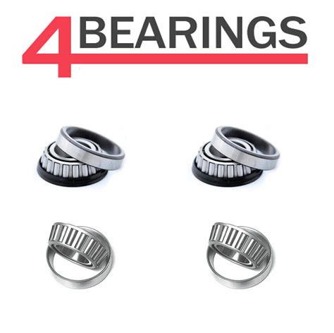 2 X Wheel Bearing L44643 L44610 To Fit 1 Axle For 4 Pcd Trailer Hubs