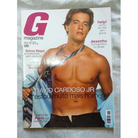 Revista G Magazine David Cardoso Jr Gay Shopee Brasil