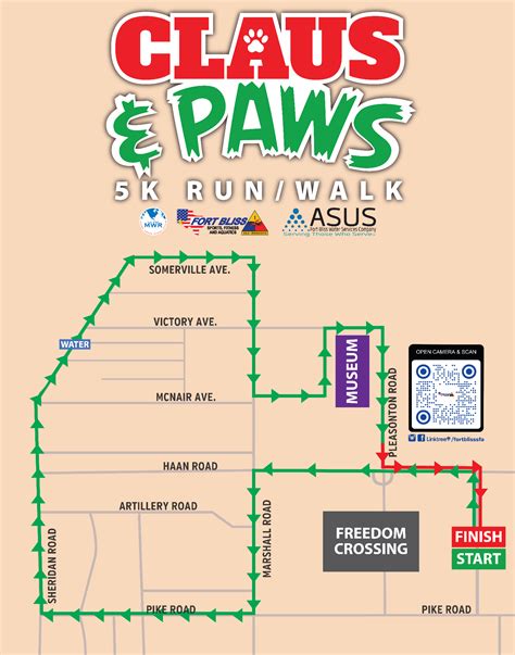 Fort Bliss Sports Run Maps Ft Bliss Us Army Mwr