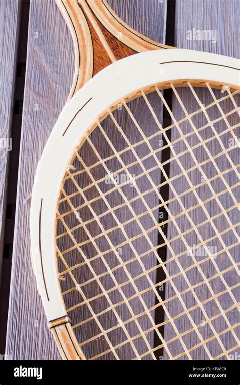 Vintage Tennis Racket Hi Res Stock Photography And Images Alamy
