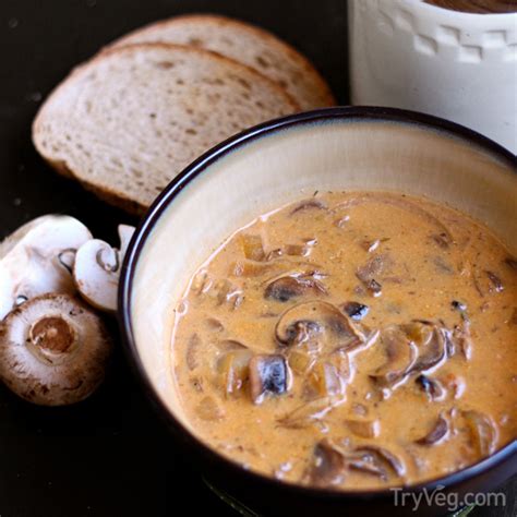 Mushroom Onion Soup Tryveg