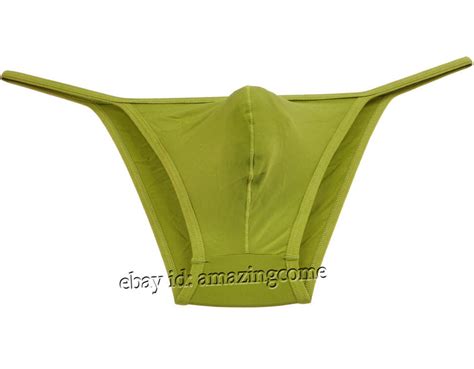 Men Pouch String Bikini Brief Solid Sexy Guys Underwear Rope Briefs Swimwear Ebay