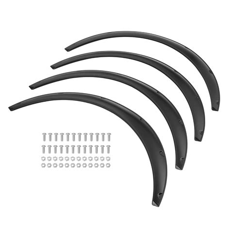 Universal Wheel Fender Flares Over Wide Body Wheel Arches, 4 Pcs Wheel