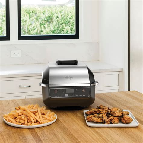 Ninja Foodi 6 In 1 Countertop Indoor Grill With 4 Quart Air Fryer