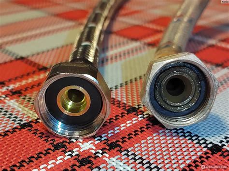 Гибкая подводка для воды UNI-FITT ВВ 1/2" 40 см - «Гибко и плотно ...