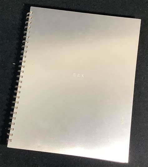 Lot 1992 Madonna Aluminum Cover Sex Book