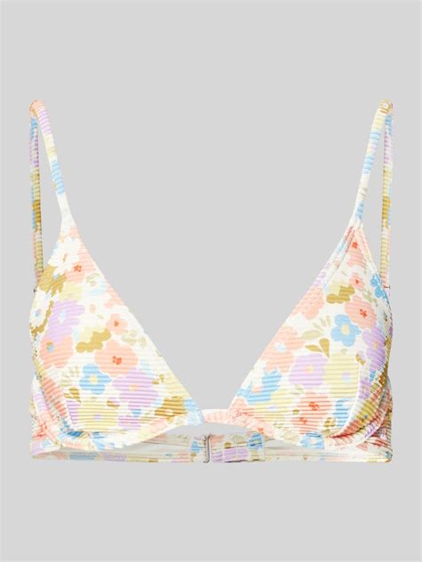 Billabong Bikini Oberteil Mit Floralem Print Modell DREAM CHASER Hellblau Online Kaufen
