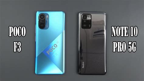 Poco F3 Vs Xiaomi Redmi Note 10 Pro 5g Speedtest And Camera