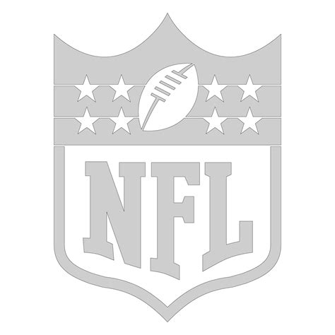 Printable NFL Logo Stencil | Nfl logo, Nfl, Nfl football logos