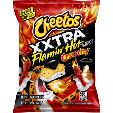 Cheetos Crunchy Xxtra Flamin Hot Flavored Cheese Flavored Snacks Smartlabel