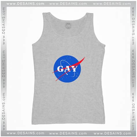 Tank Top Nasa Gay Logo Funny Lgbt Parody