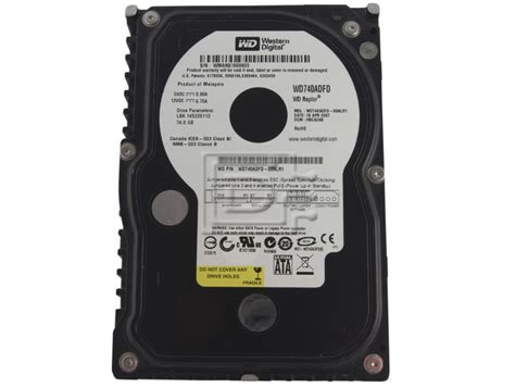 WD740ADFD Western Digital Raptor SATA Enterprise Hard Drive