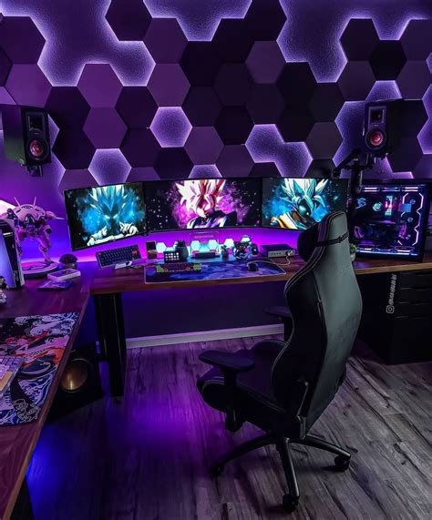 Gaming Desk Setup Best Gaming Setup Computer Gaming Room Best Gaming