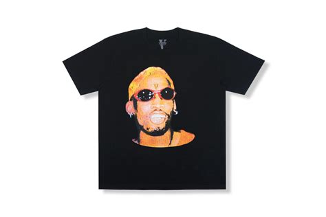 Vlone Rodman Airbrush T Shirt Black Glabvn