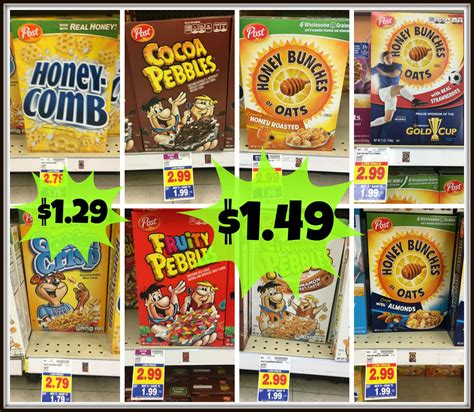 Post Cereals as low as $1.29 with Kroger Mega Event! | Kroger Krazy