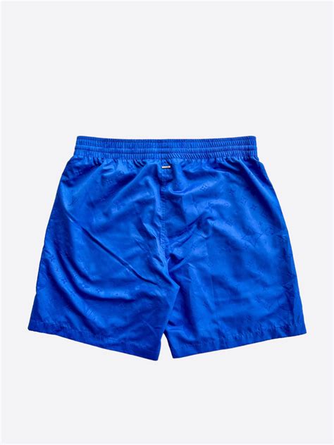 Louis Vuitton Blue Monogram Swim Shorts Savonches