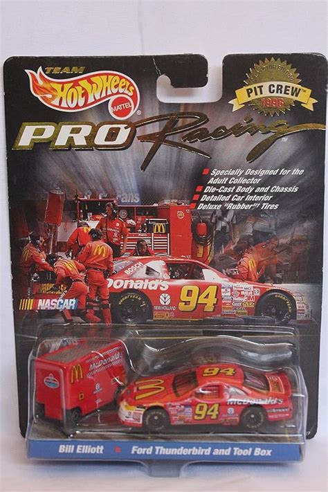Amazon Hot Wheels Pro Racing Bill Elliott Ford Taurus And Tool Box Toys Games