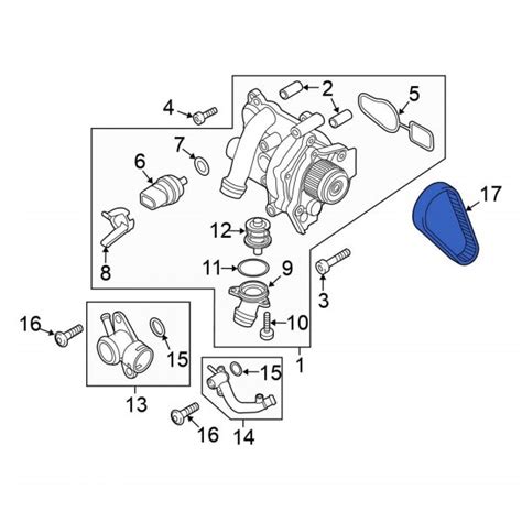 Volkswagen OE 06J260849D - Serpentine Belt