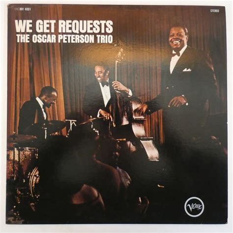 Verve The Oscar Peterson Trio We Get Requests