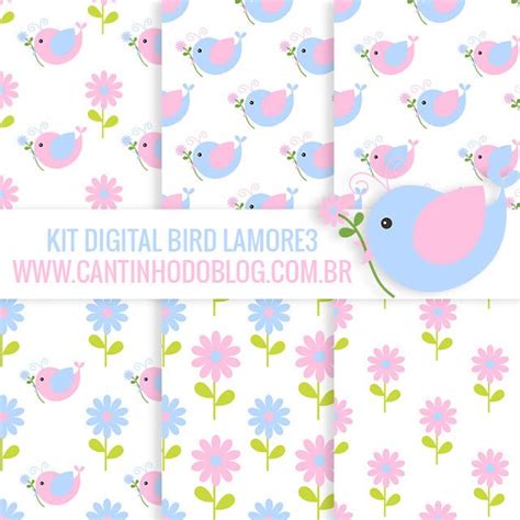 KIT DIGITAL BIRD LOVERS LAMORE 3 Convite De Aniversario Minions