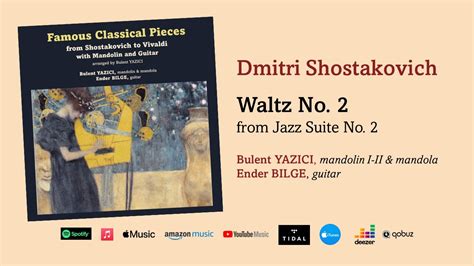 Dmitri Shostakovich Jazz Suite No Waltz No Arr For