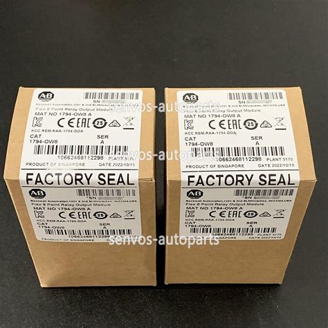 New Allen Bradley 1794 OW8 A Flex 8 Point Relay Output Module Factory