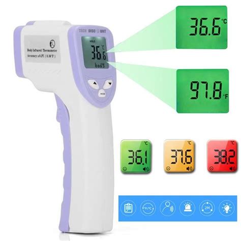 Td Thermom Tre Sans Contact Frontal Infrarouge Numerique Cran