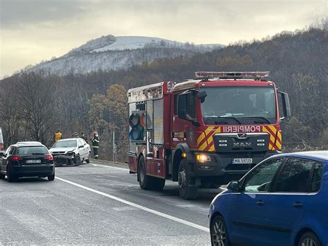 Accident pe DN1 Cluj Oradea lângă Morlaca O mașină a ieșit în decor