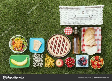 Picnic on the grass — Stock Photo © stockasso #190072068