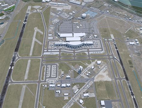 Austin Bergstrom Airport - 3D Model by 3dstudio