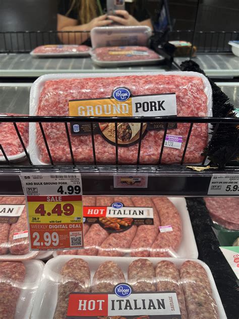 Kroger Fresh Sausage Only 299 Kroger Krazy