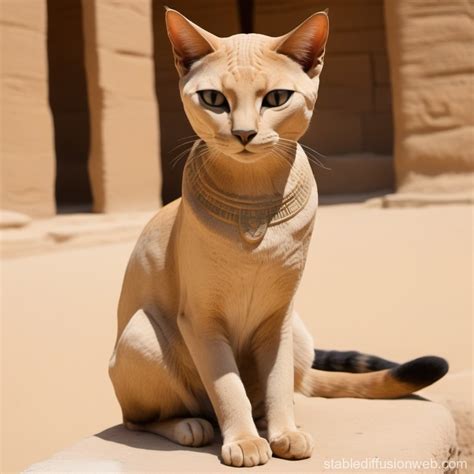 Ancient Egyptian Feline Stable Diffusion Online